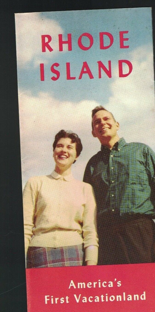 RHODE ISLAND  America's First Vacationland brochure Vintage