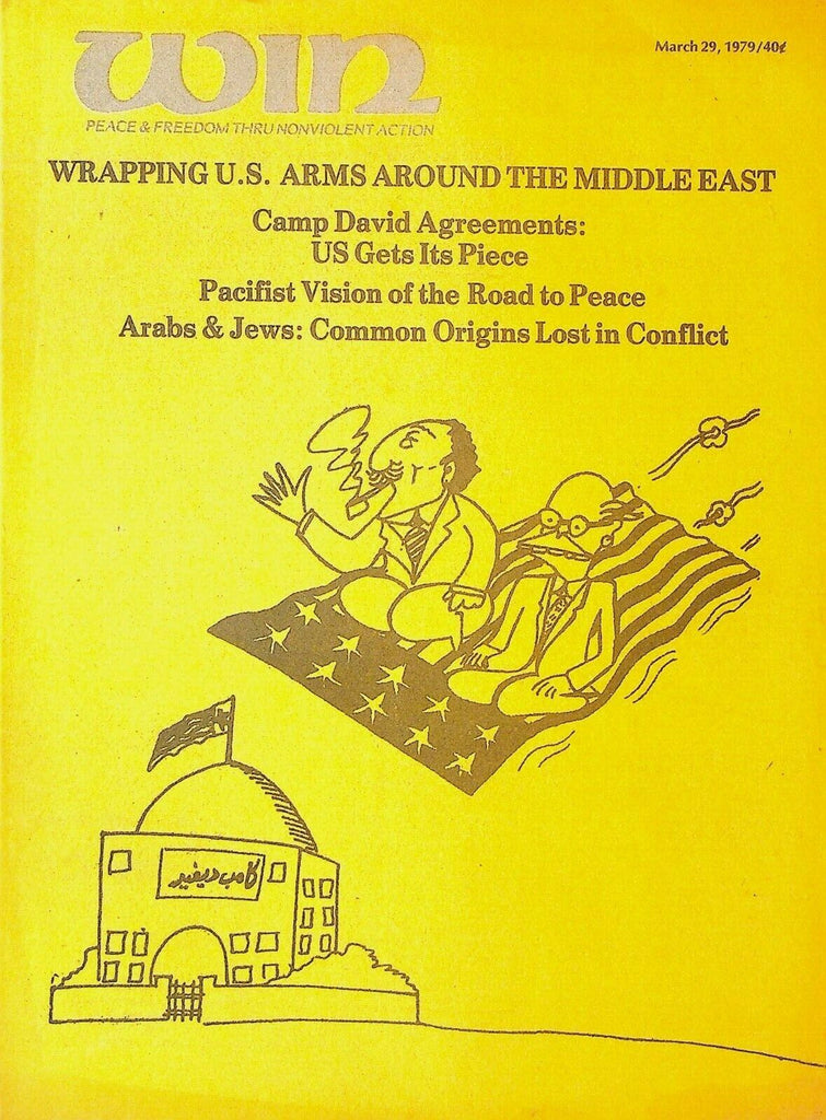 Win Magazine March 29 1979 Camp David Arabs & Israel Middle East