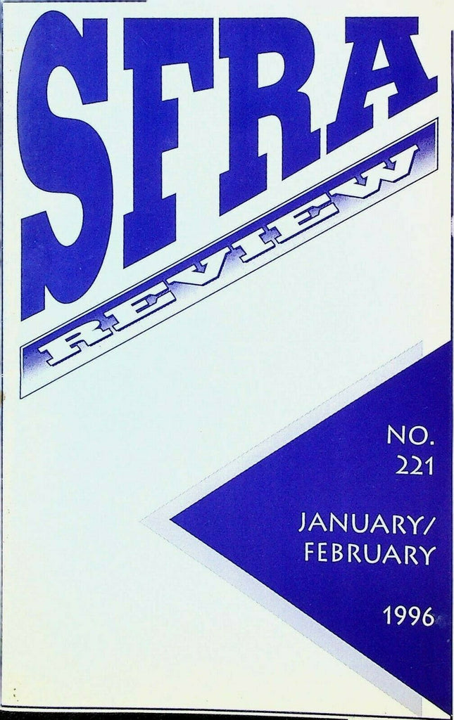 SFRA Review #221 January 1996 1994 In Review Anne Rice Mayfair Witches Review