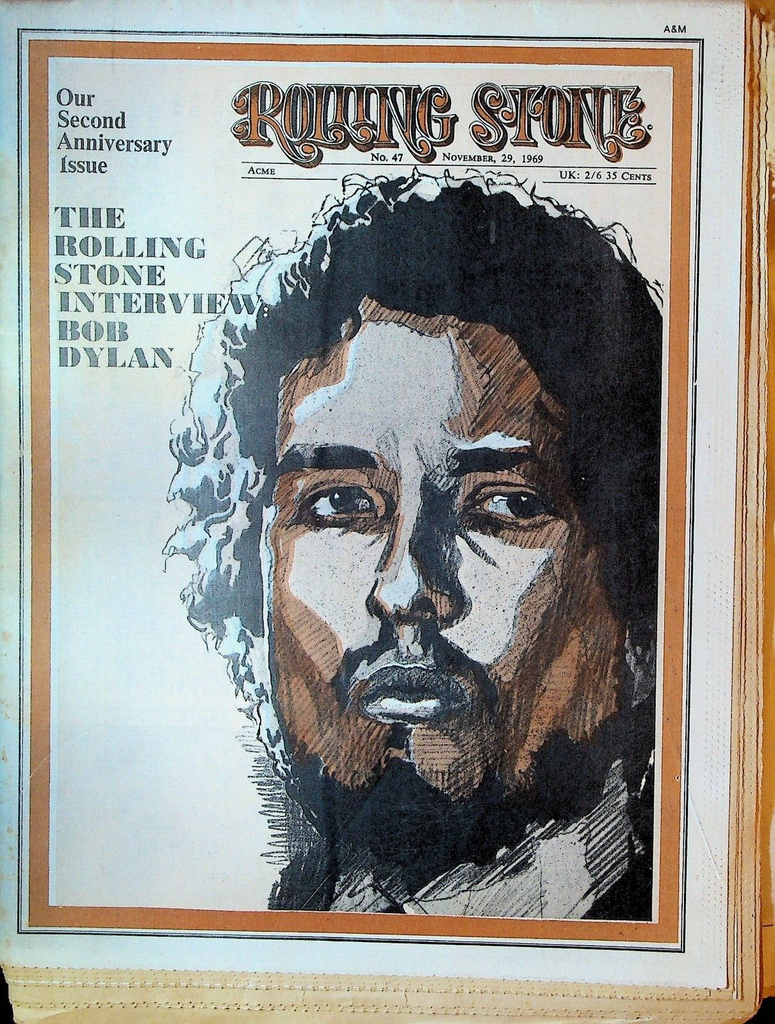 Rolling Stone Magazine 47 November 29 1969 Bob Dylan The Coasters