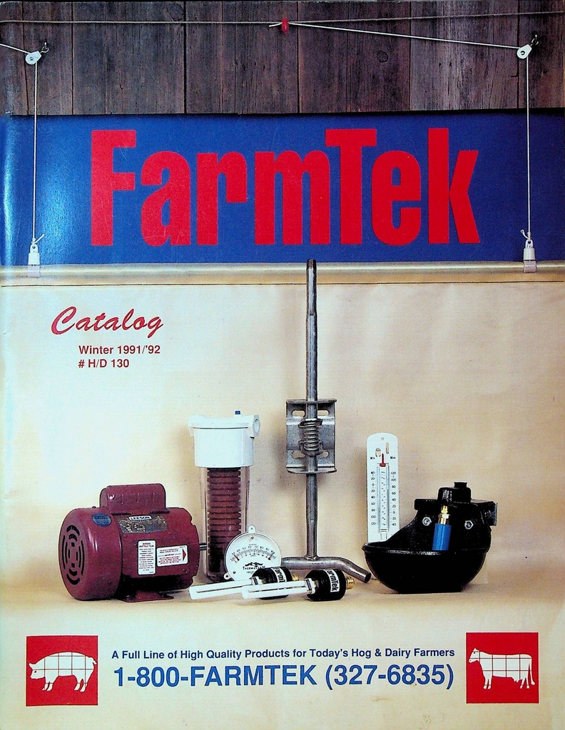 Farmtek Catalog Winter 1991 Hog & Dairy Farmers