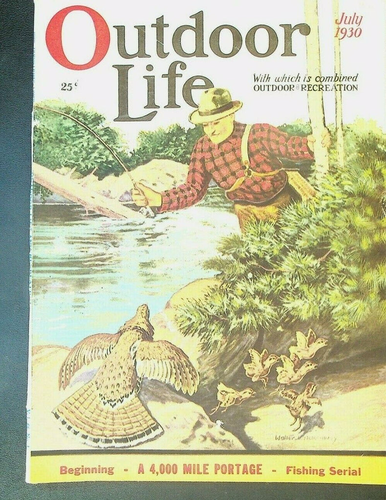 Outdoor Life Magazine July 1930 Walter W Hemenway Long Lake Doc Carver