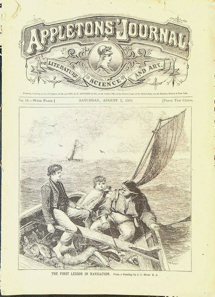 Appletons' Digest August 7 1869 Victor Hugo The Man Who Laughs Mrs Oliphant
