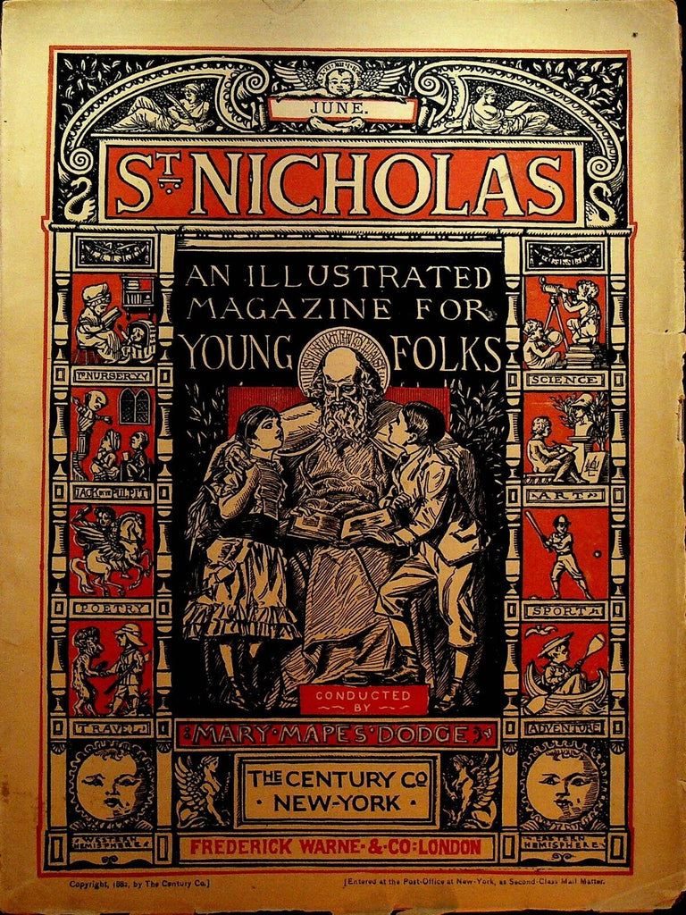 St Nicholas Magazine June 1882 Mary Mapes Dodge Henry Wadsworth Longfellow