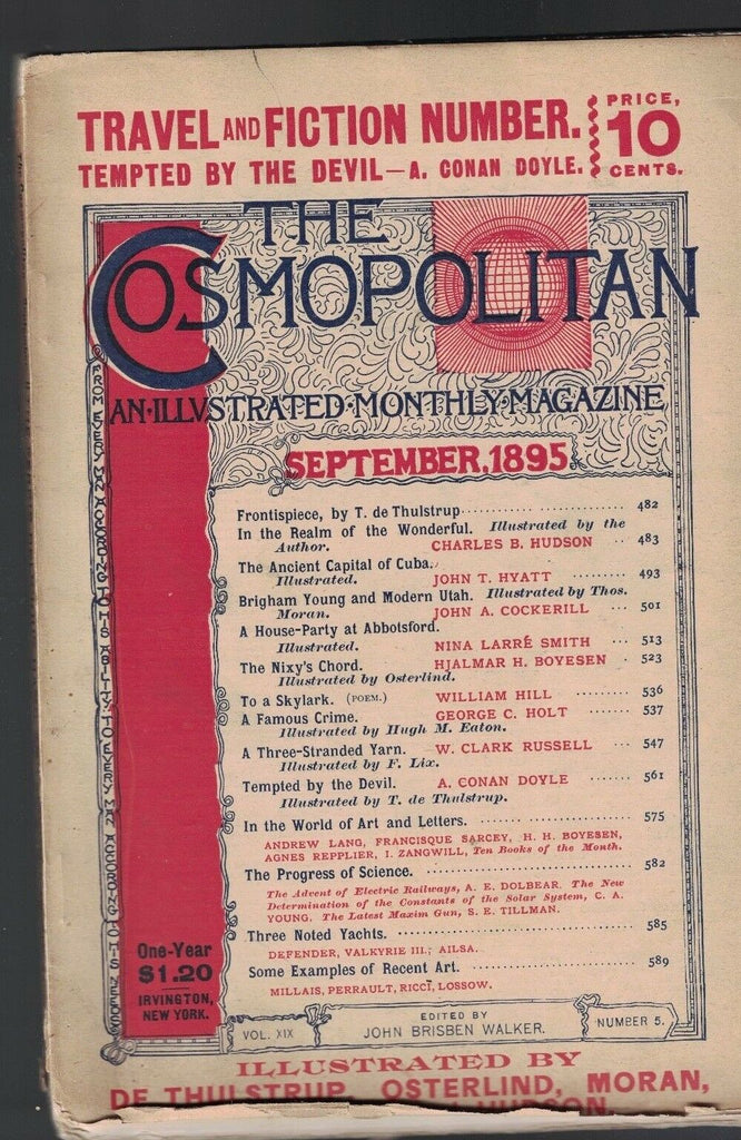 Cosmopolitan Magazine September 1895 A Conan Doyle Brigham Young