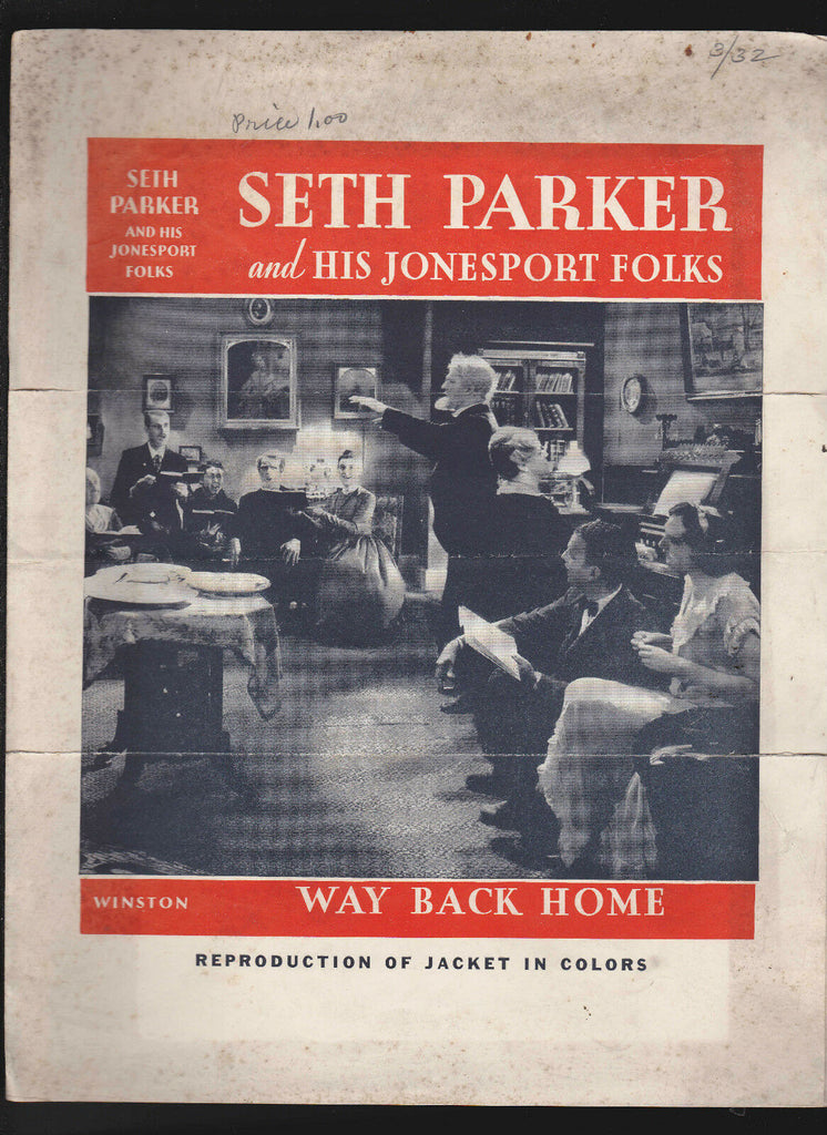 Seth Parker & His Jonesport Folks Way Back Home 1932 ad booklet-