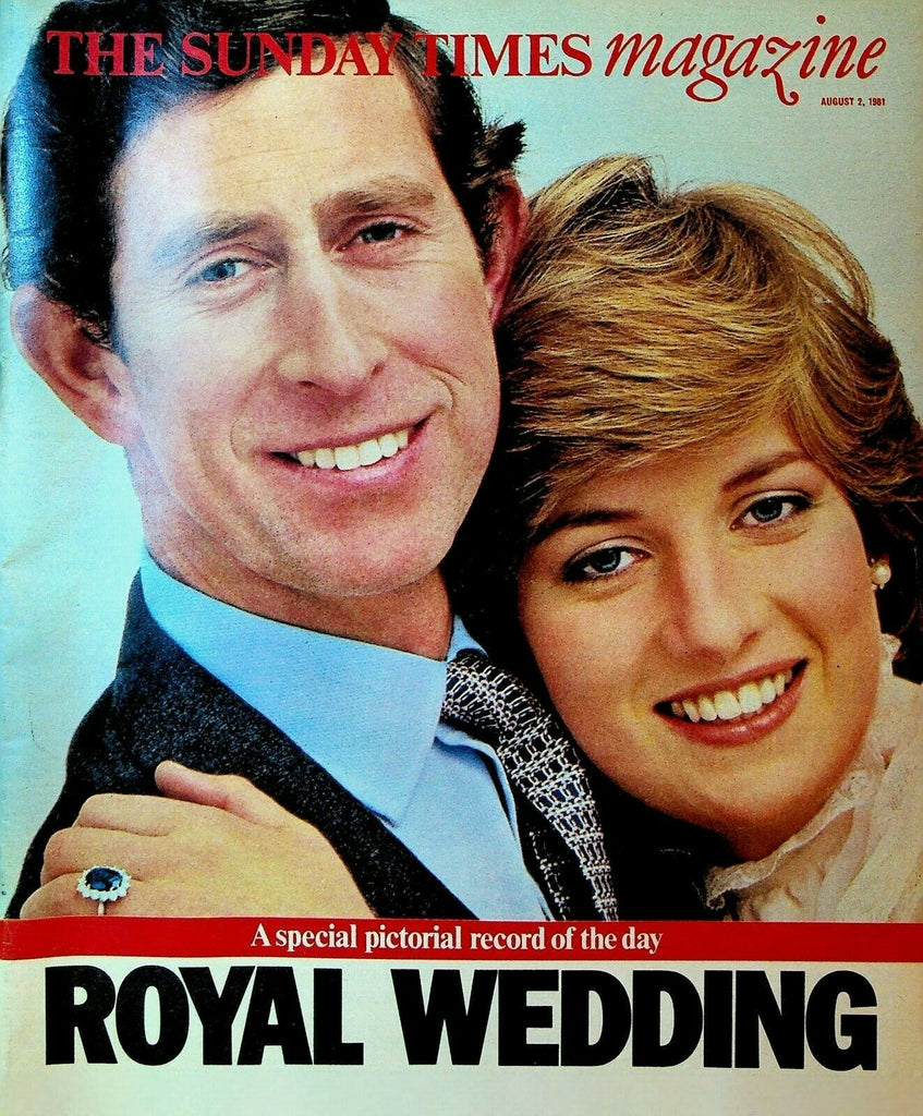 Sunday Times Magazine August 2 1981 Royal Wedding Charles & Diana Kenny Everett