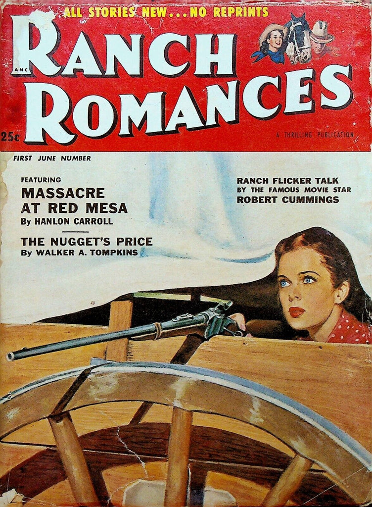 Ranch Romances Pulp 1st June 1953 Doris Day Rory Calhoun Hanlon Carroll