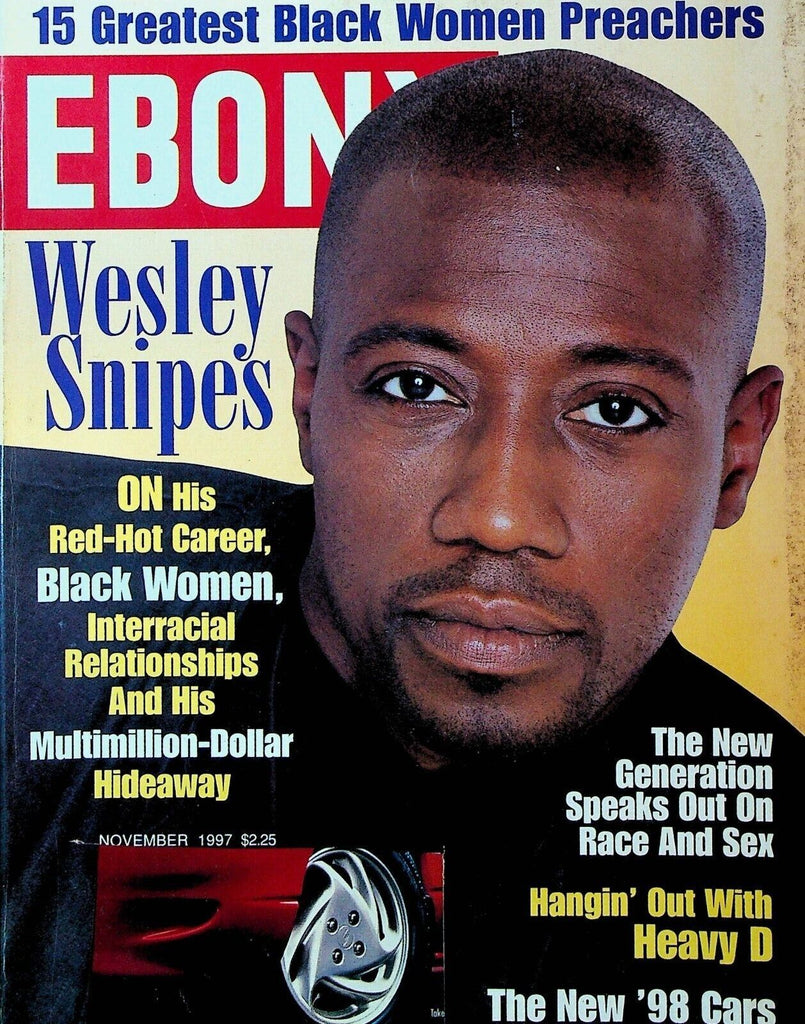 Ebony November 1997 Wesley Snipes Whitney Houston Venus Williams Heavy D