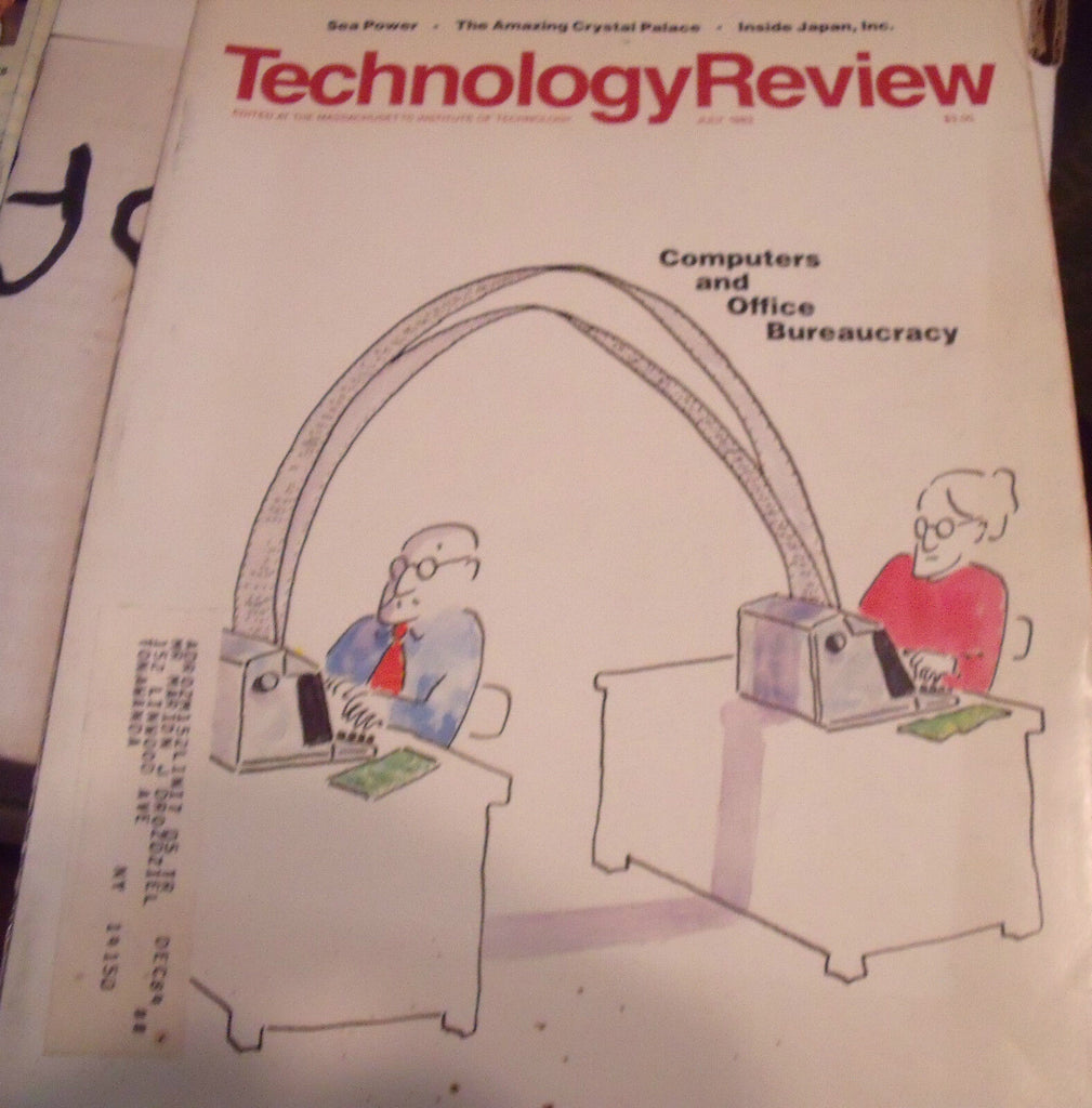 Technology Review Magazine July 1983 Computers & Office Bureaucracy Japan Inc