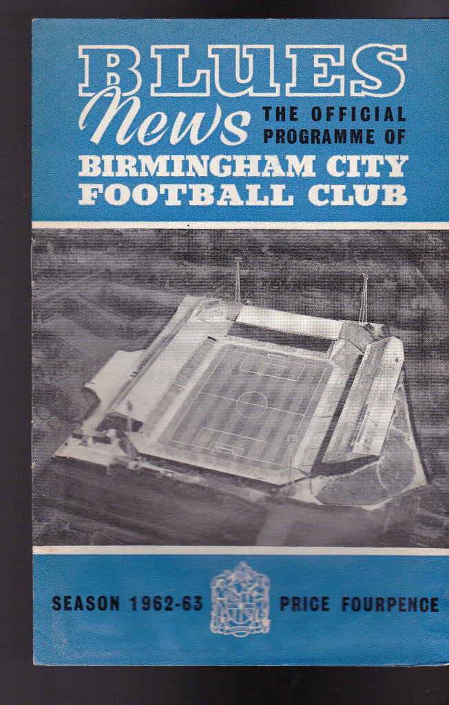 Blues News Birmingham City v Blackpool April 20 1963 Official Programme