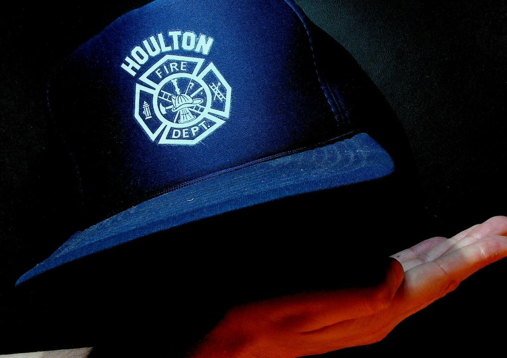 Houlton Maine Fire Department Vintage Trucker's Hat Cap Snapback