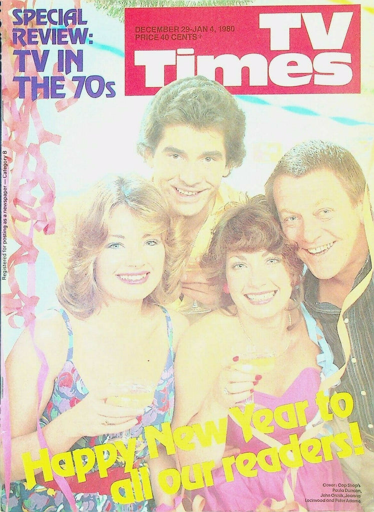 TV Times Magazine December 29 1986 Susan Hannaford Ann-Margret Tom Baker