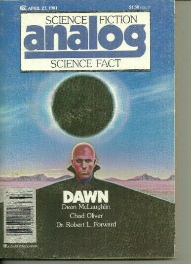 ANALOG Magazine April 27 1981 Timothy Zahn Chad Oliver Science Fiction