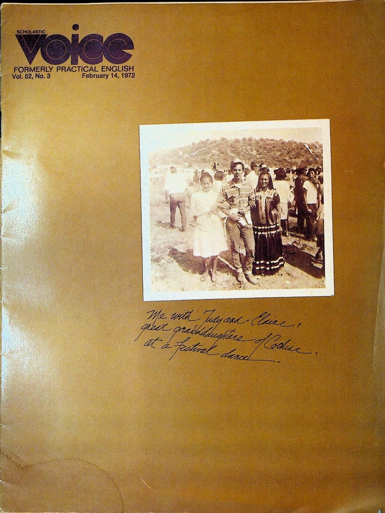 Voice Magazine February 14 1972 Babe Ruth Joan Haskell Rudy Bantista