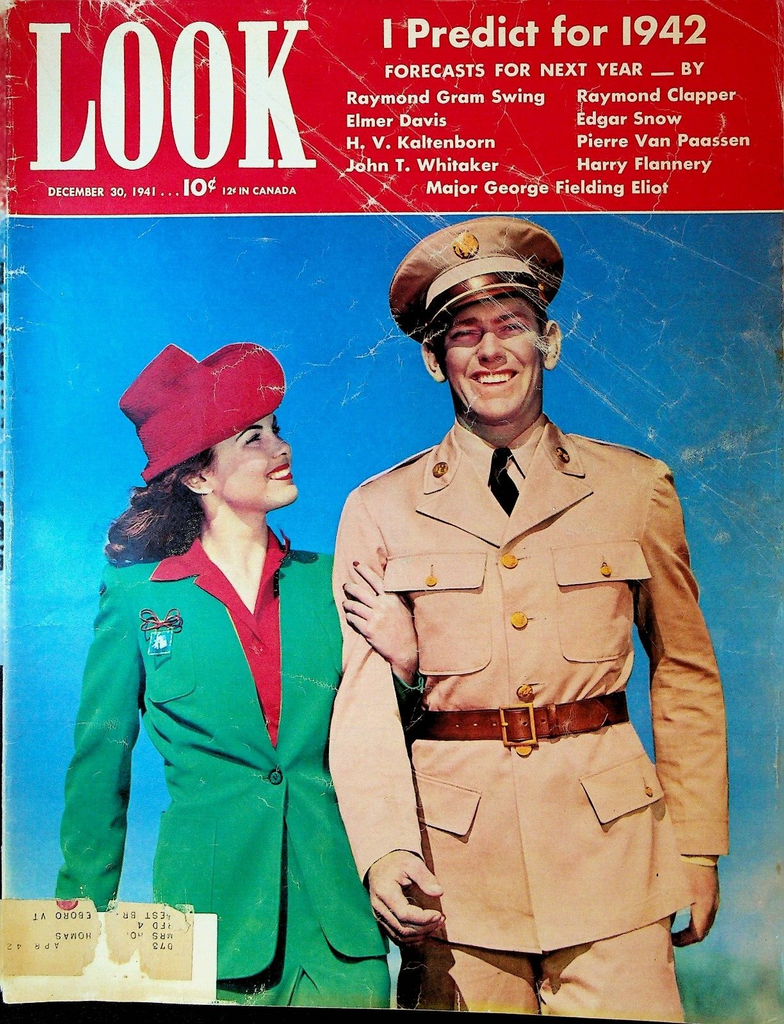 Look Magazine December 30 1941 Sweater Girl Bette Davis Mickey Rooney