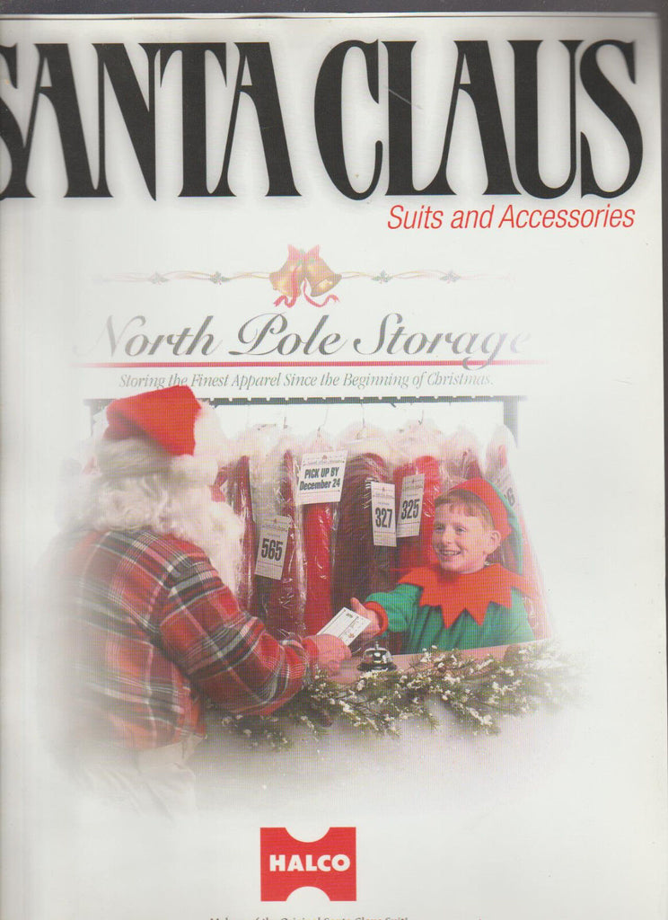 Santa Claus Suits & Accessories Catalog Halco 2002 Elves