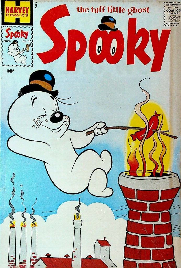 Spooky 37 Harvey Comics 1959 Roasting Hot Dog Chimney