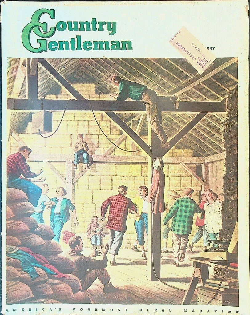 Country Gentleman Magazine November 1947 Barn Dance Cover William Calvert
