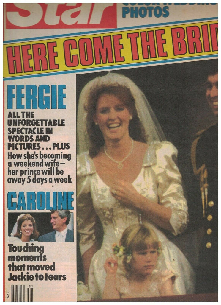 Star Magazine August 5 1986 Fergie & Prince Andrew Madonna Sean Penn