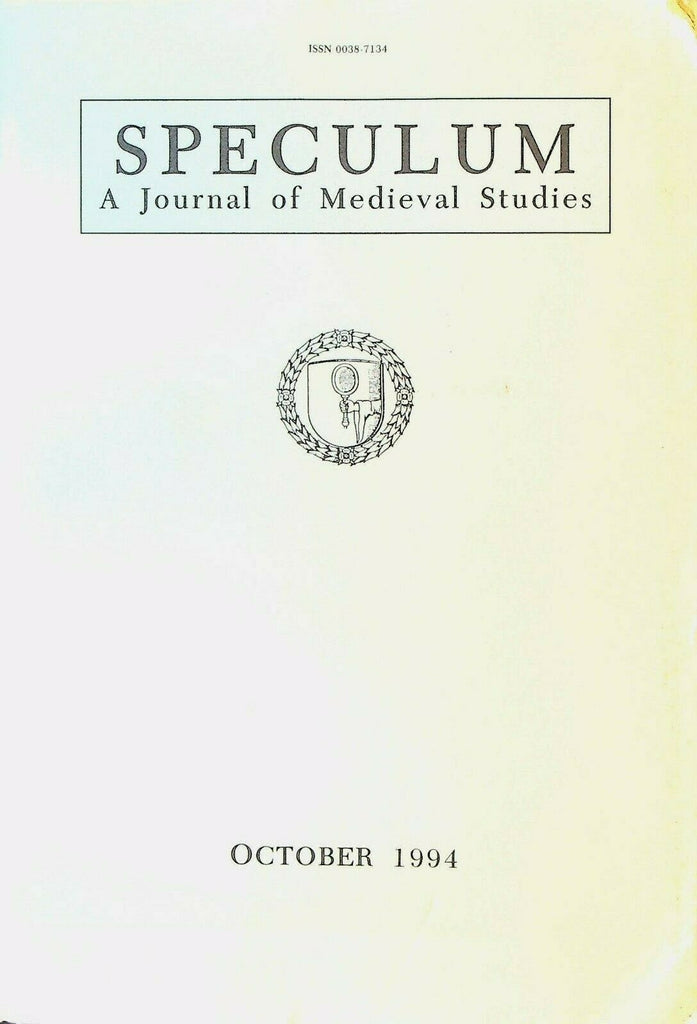 Speculum Journal of Medieval Studies October 1994 Beowulf Wyse Wordes