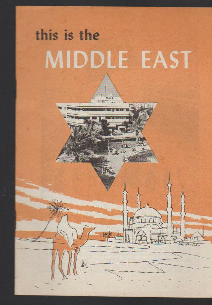 This is the Middle East Booklet 1956