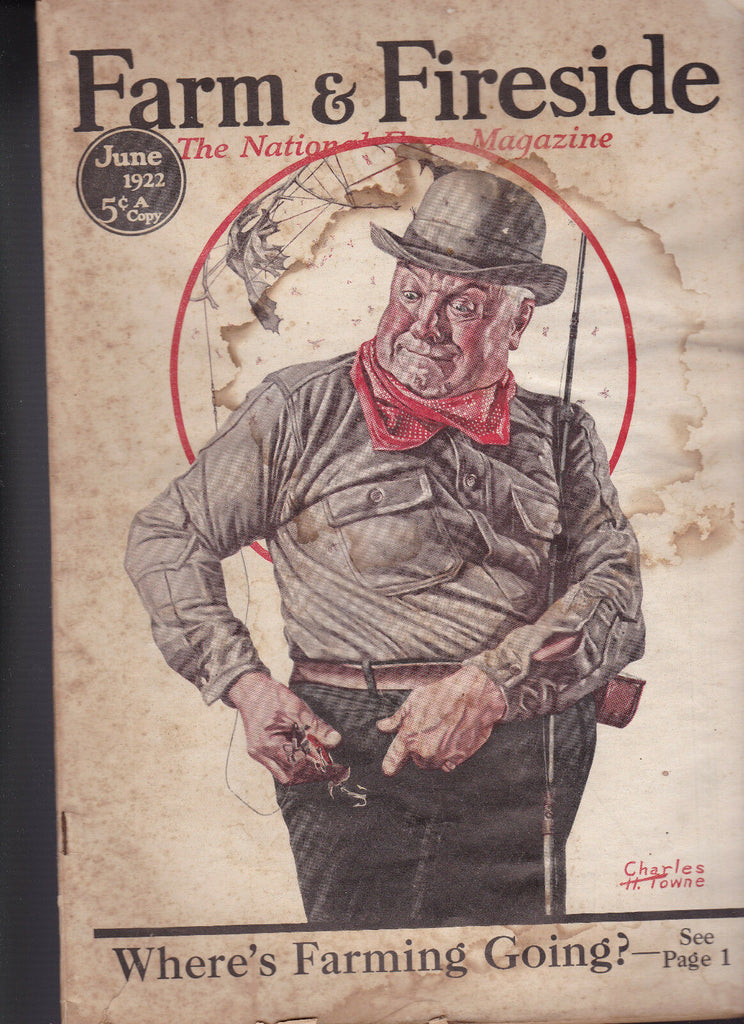 Farm & Fireside Magazine Charles H Towne Harry Carey June 1922
