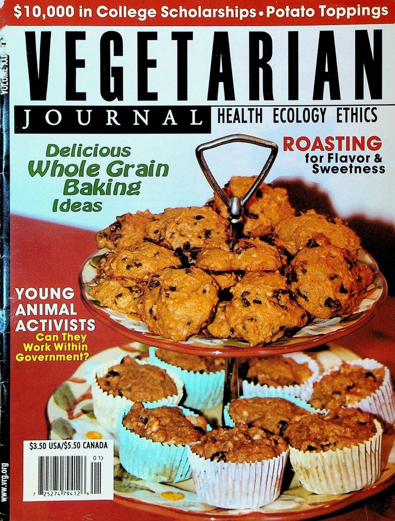 Vegetarian Journal VXXI #1 2002 Whole Grain Baking Potato Toppings