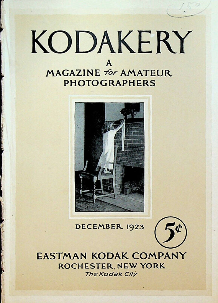 Kodakery Magazine for Amateur Photographers Kodak December 1923 Rochester NY