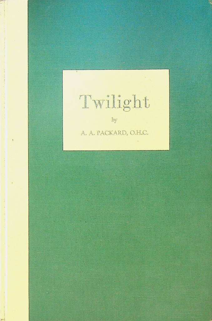 Twilight by AA A Appleton Packard Signed HC Poetry Book 1959