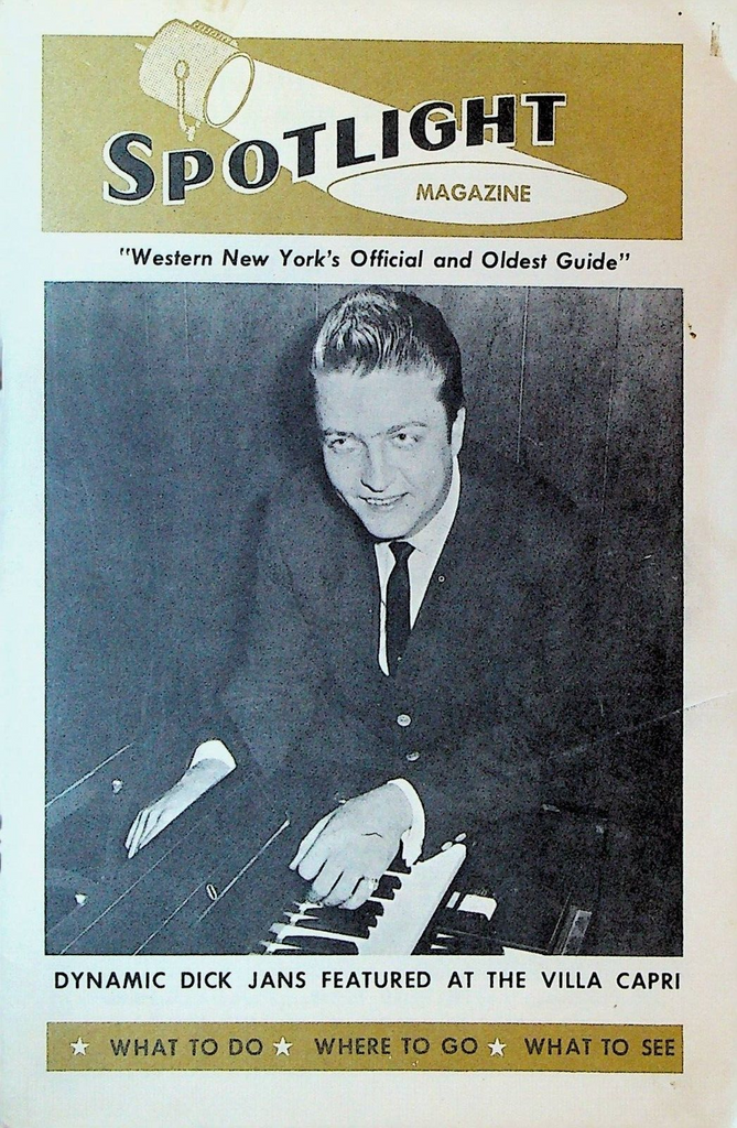 Spotlight Magazine Rochester NY August 1969 Dick Jans Blue Gardenia