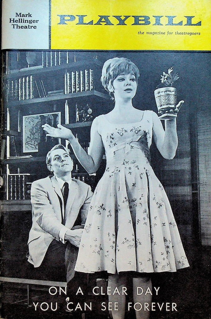 On A Clear Day You Can See Forever Playbill November 1965 Barbara Harris
