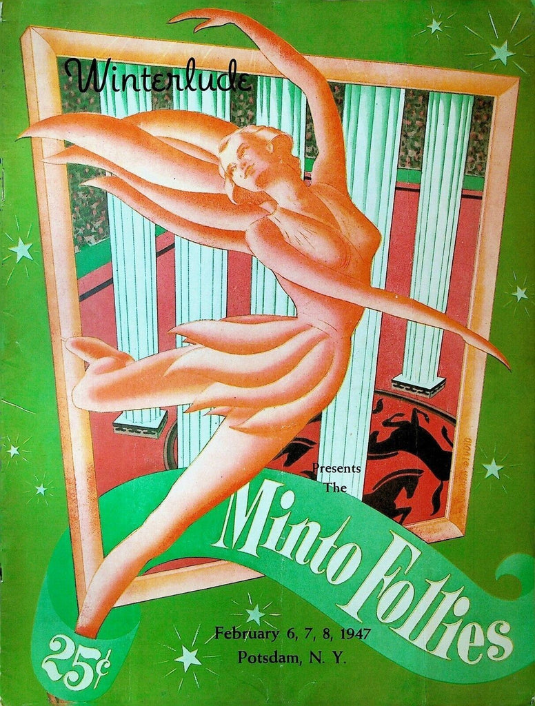 Minto Follies Winterlude Program Ice Carnival Potsdam NY February 1947