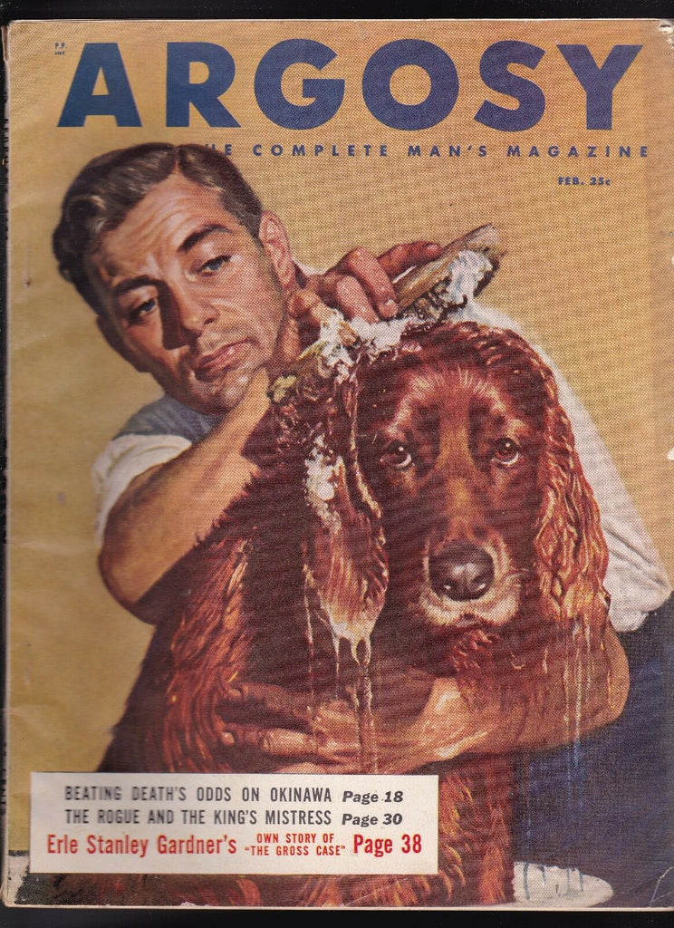 Argosy Magazine Erle Stanley Gardner Peter Stevens Okinawa Ferbruary 1950