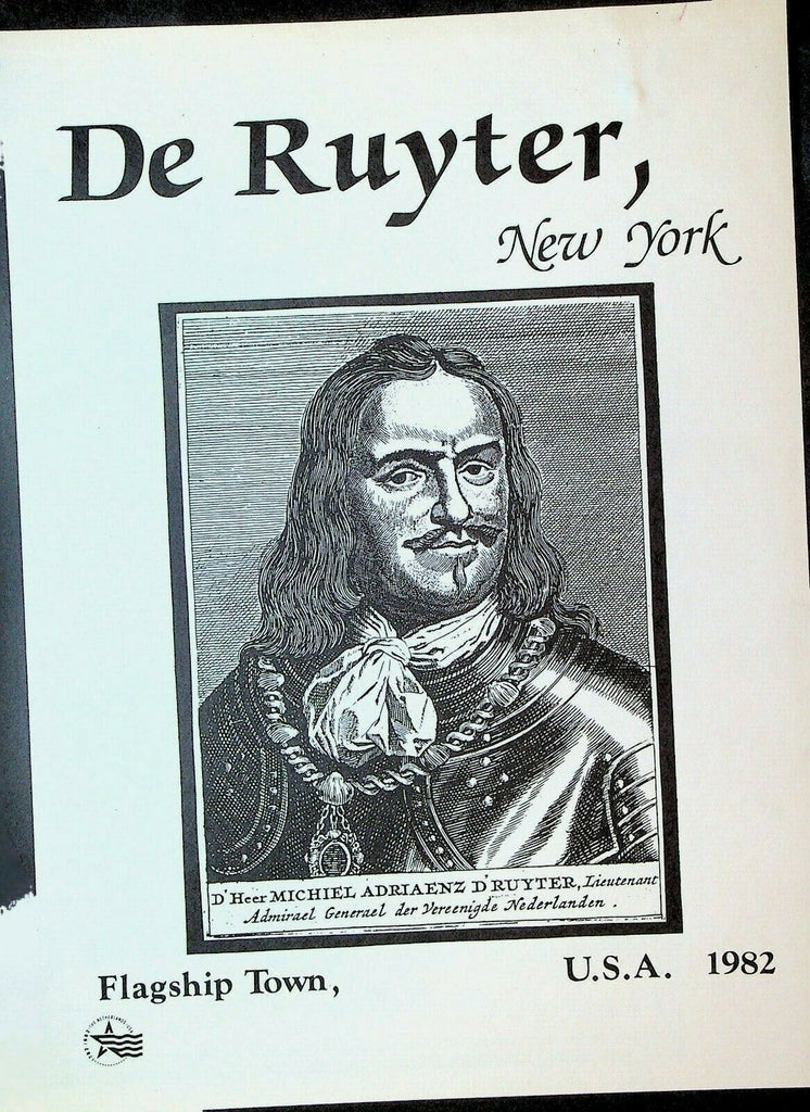 De Ruyter NY Flagship Town 1982 Program Netherlands American Bicentennial