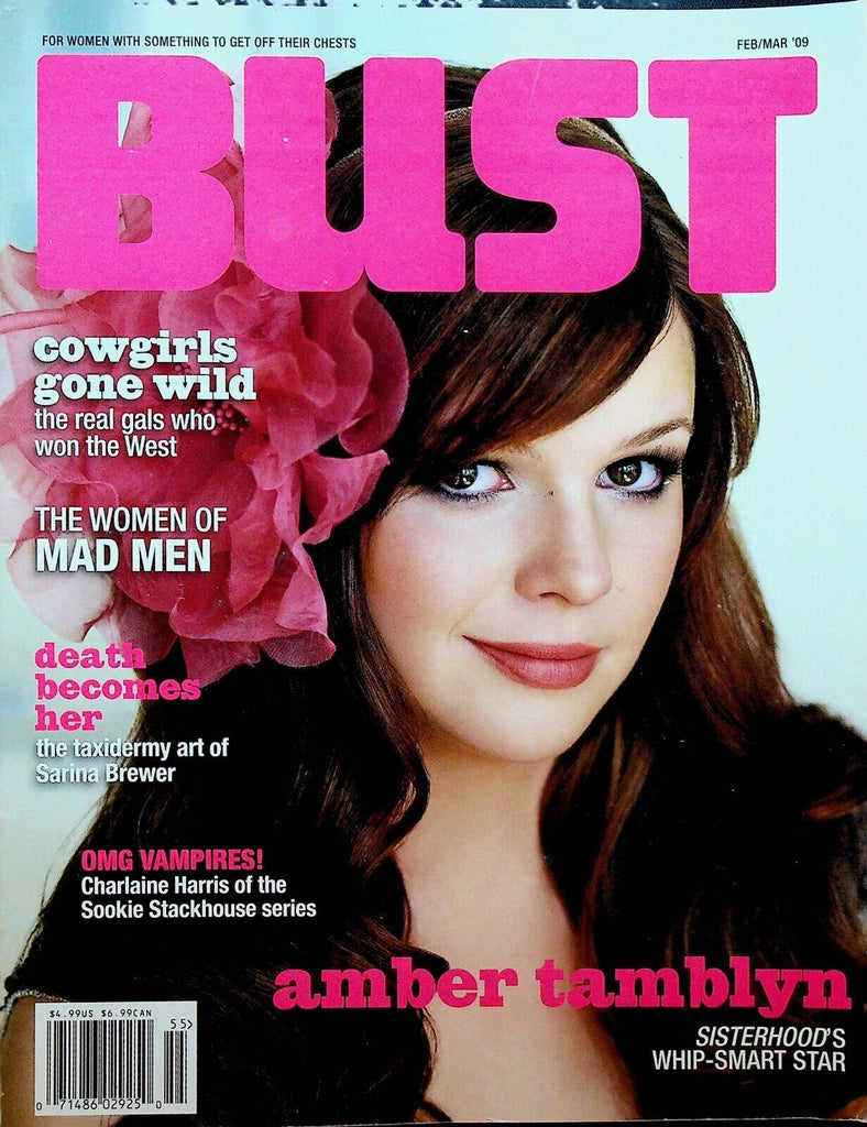 Bust Magazine February 2009 Amber Tamblyn Elizabeth Moss Sarina Brewer