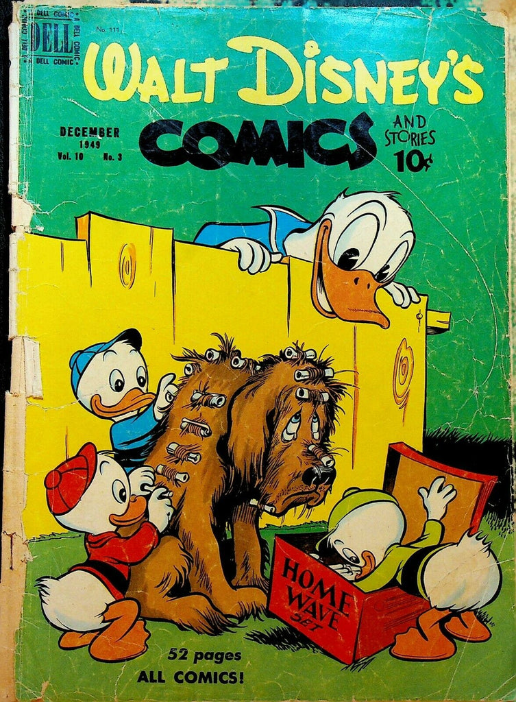 Walt Disney's Comics & Stories 111 Dell Comics 1949 Dog Donald Duck