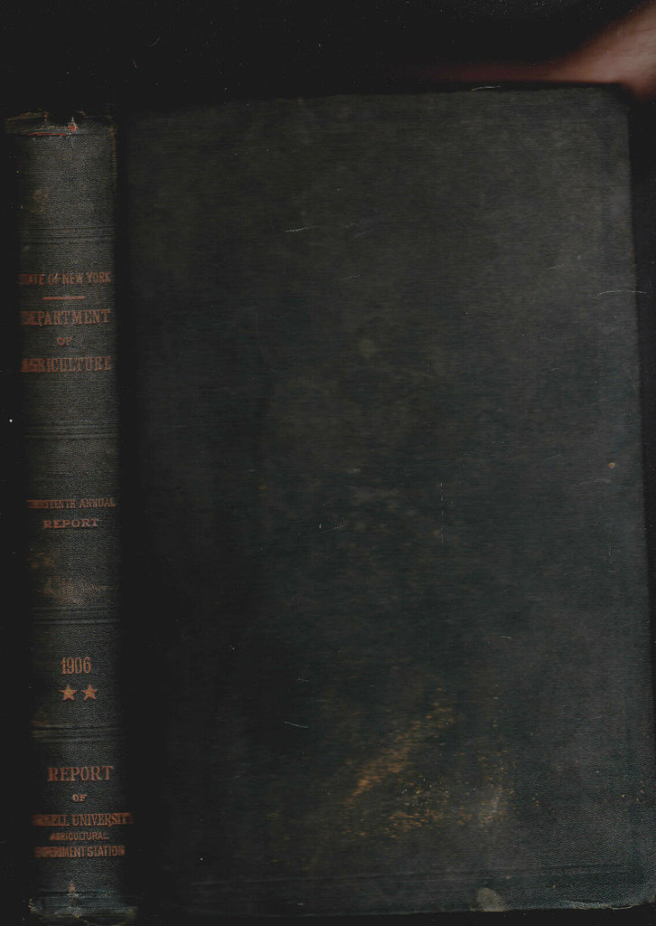 Cornell University Agricultural Experiment Station 1905 18th Annual Report NY