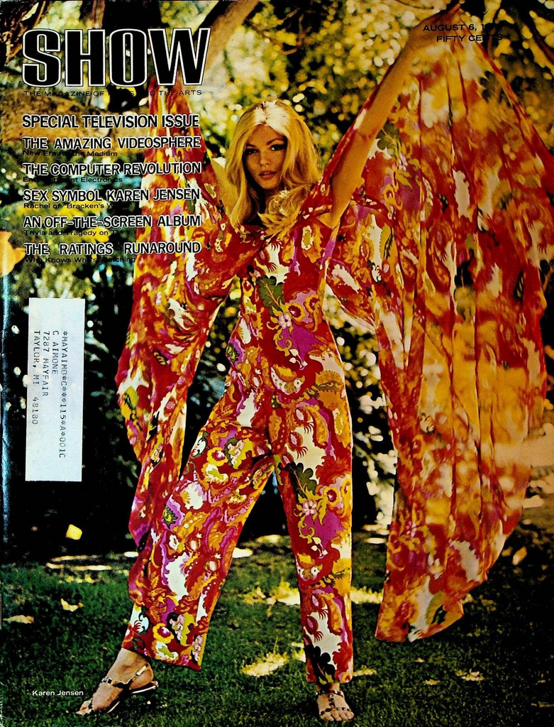 Show Magazine August 6 1970 Karen Jensen Franklin Schaffner