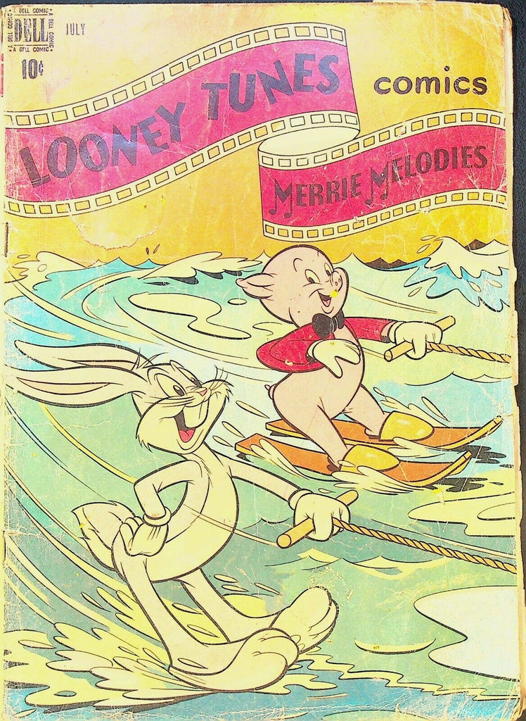 Looney Tunes 93 Dell Comics 1949 Bugs Bunny Porky Pig Water Skiing