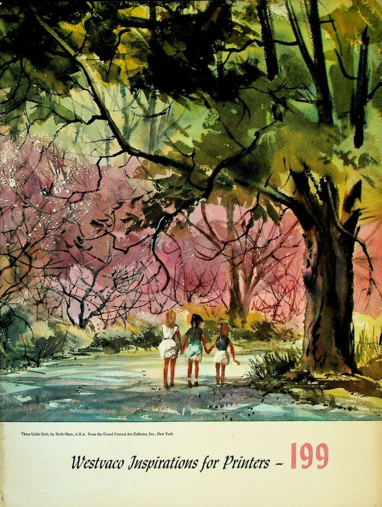 Westvaco Inspirations for Printers Magazine 199 1955 Herb Olsen