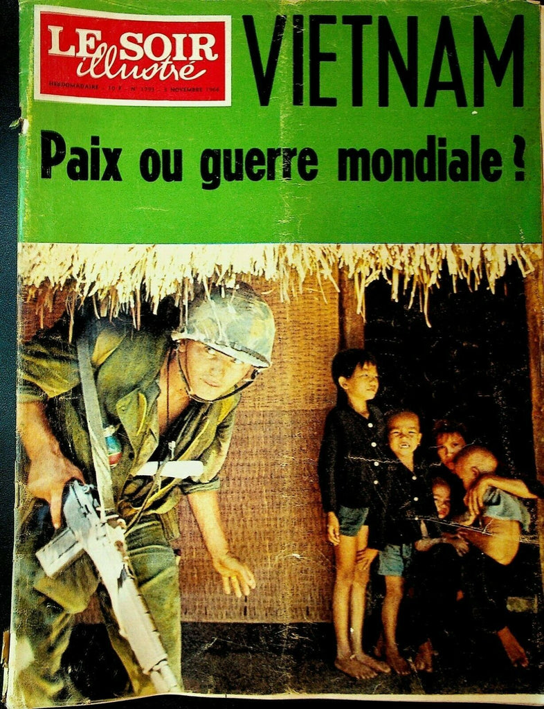 Le Soir Illustre Magazine November 3 1966 Vietnam War Margaret O'Brien