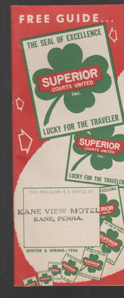 Superior Courts United Free Guide Winter & Spring 1956 Hotel Directory