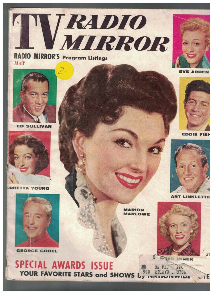 TV Radio Mirror May 1955 Liberace Ed Sullivan Marion Marlowe Eddie Fisher