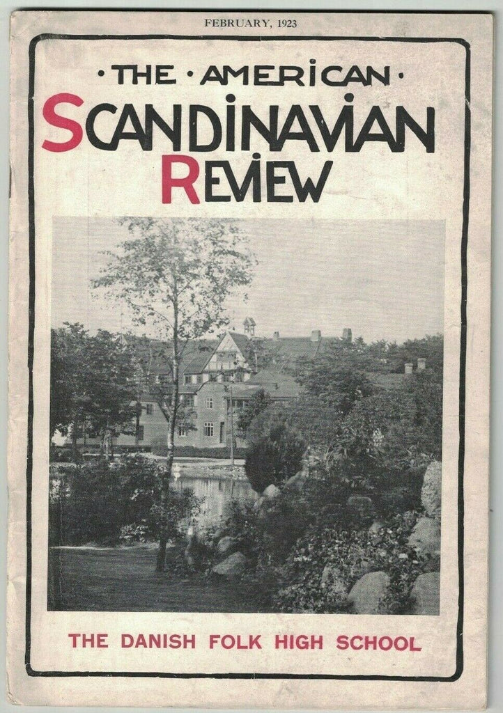 American Scandinavian Review February 1923 Fridtjof Nansen Upsala College