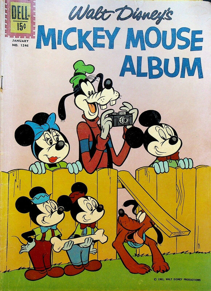 Mickey Mouse Album Dell Four Color 1246 Walt Disney Camera 1962