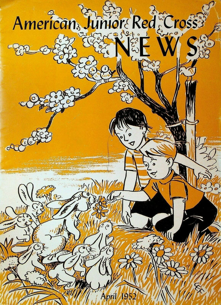 American Junior Red Cross News April 1952 Smokey the Bear Virgin Islands