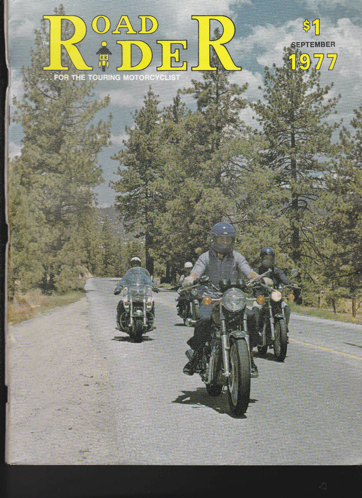 Road Rider for the Touring Motorcyclist Magazine September 1977