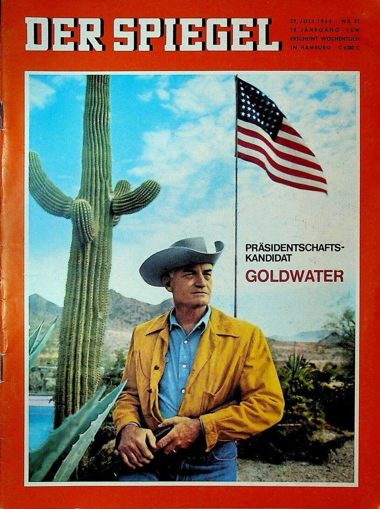 Der Spiegel Magazine July 29 1964 Barry Goldwater WWII Harlem NY Civil Rights