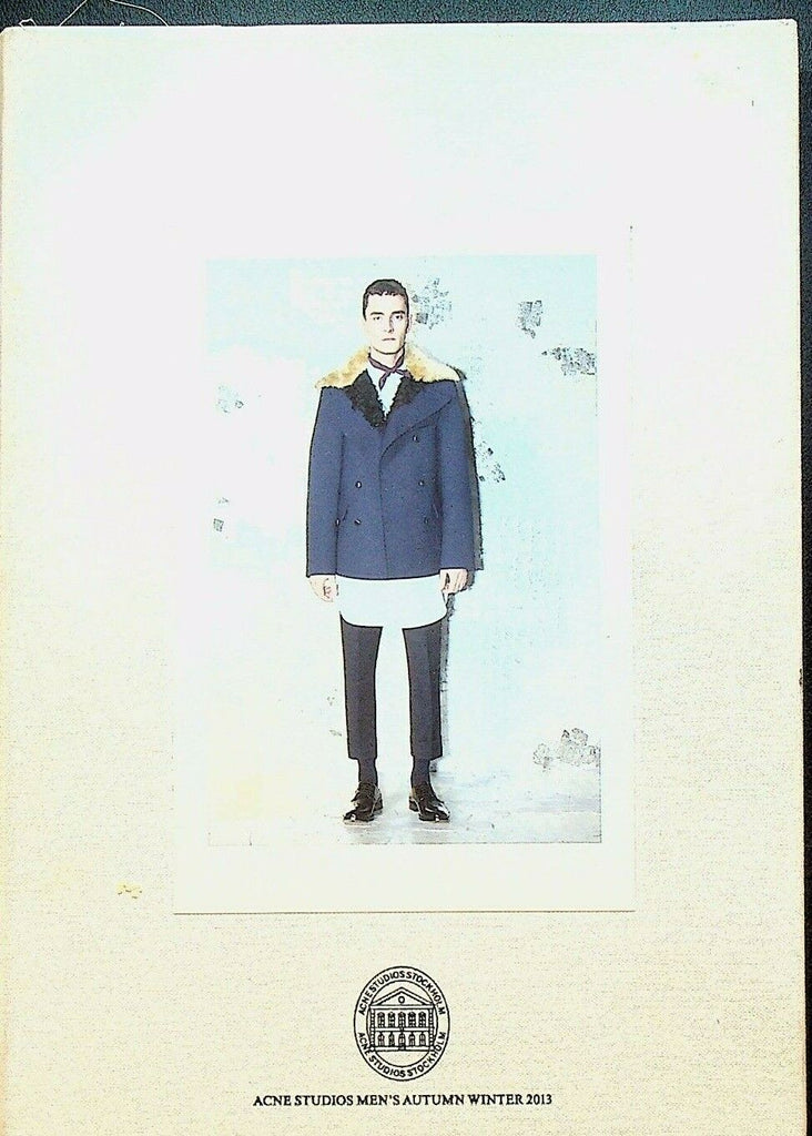 Acne Studios Fashion Catalog Men's Autumn Winter 2013 HC